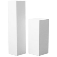 Piedestal LineDesign wood 90 cm - Vit Piedestal LineDesign wood 90 cm - Vit