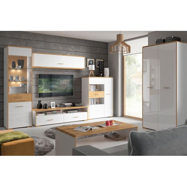 Gordon väggskåp - Vit/ek Gordon väggskåp - Vit/ek