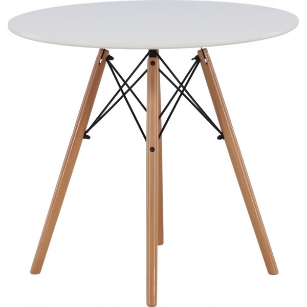 Danburi matbord 60 cm - Vit