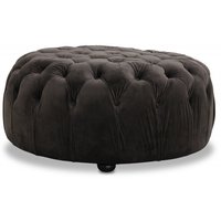 Chesterfield Cambridge sittpuff - Grafitgrå sammet Chesterfield Cambridge sittpuff - Grafitgrå sammet