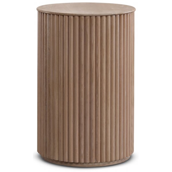 Cylinder sidobord 60 cm - Whitewash