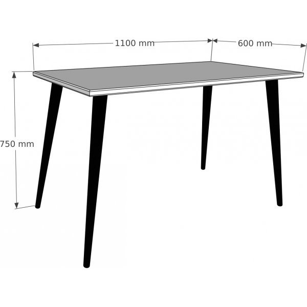 Ricky skrivbord 110x60 cm - Furu Ricky skrivbord 110x60 cm - Furu