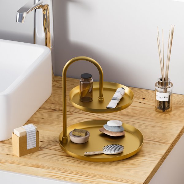 Assiette décorative Kormen - Or Assiette décorative Kormen - Or