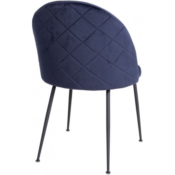 Chaise Geneve - Bleu/noir Chaise Geneve - Bleu/noir