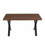 Agnes matbord 150x90 cm - smoked oak foliering Agnes matbord 150x90 cm - smoked oak foliering