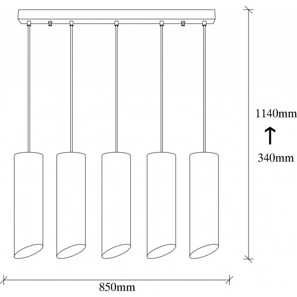 Plafonnier Sivani 980 - Noir/jaune Plafonnier Sivani 980 - Noir/jaune
