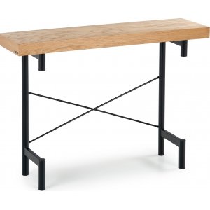 Dante reliftafel 106 x 30 cm - Eiken/zwart