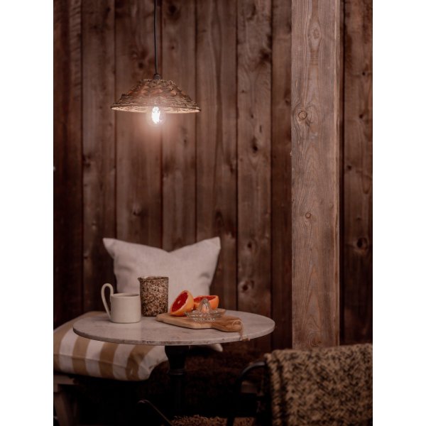 Lisen plafondlampenkap voor buitengebruik - Naturel - 27 cm Lisen plafondlampenkap voor buitengebruik - Naturel - 27 cm