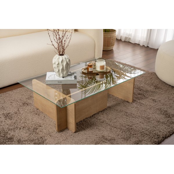 Flavio soffbord - Ek Flavio soffbord - Ek