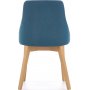 Catrin eetkamerstoel - Blauw (Stof) / Hout