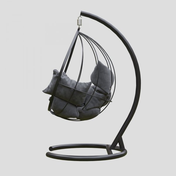 Mavera h�ngstol - Antracit/svart