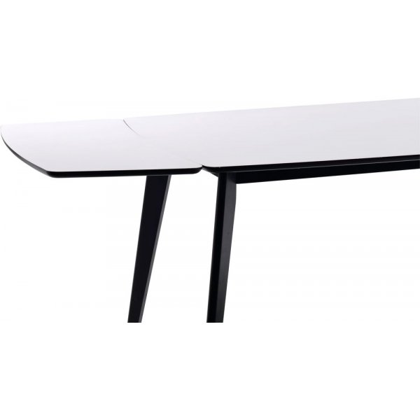 Mckenzie tillggsskiva 45x90 cm - Vit/svart