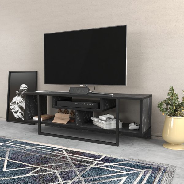 Banc multimdia Asal 120 cm - Noir