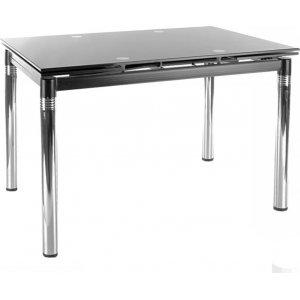 Table  manger Cameron 110-170 cm - Gris/chrome