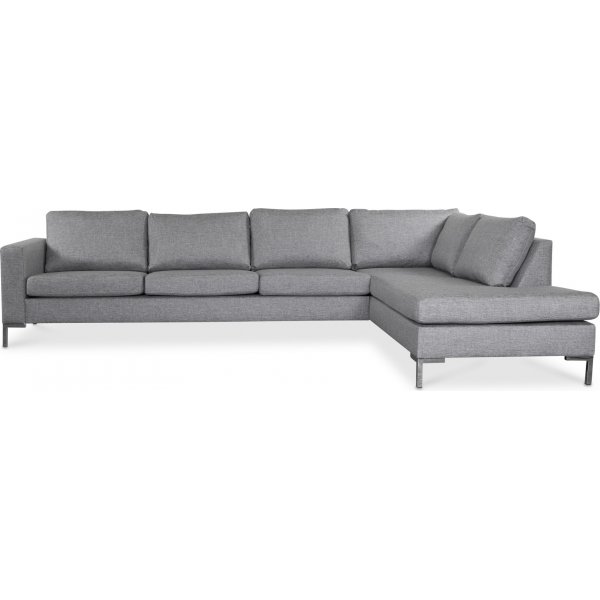 Nova 3-sits soffa med ppet avslut - Hger + Textilskydd fr mbler