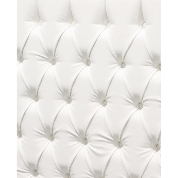 White sänggavel 90 x 125 cm - Vit PU White sänggavel 90 x 125 cm - Vit PU