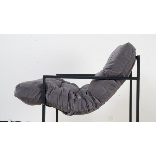 Fauteuil Mono - Noir/gris