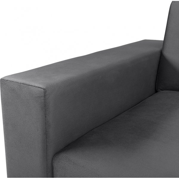 Canapé d\\\'angle Lone avec bout ouvert à droite - Gris Canapé d\\\'angle Lone avec bout ouvert à droite - Gris