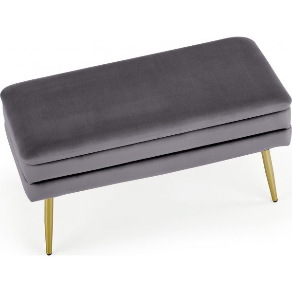 Darnell sittbnk - Gr/guld