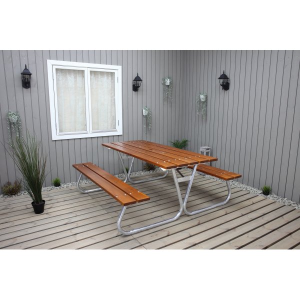 Stabiele bankenset zonder rugleuning - Cappuccino