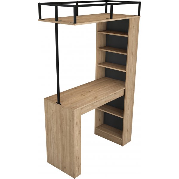 Jesper kksbord - Valnt/svart