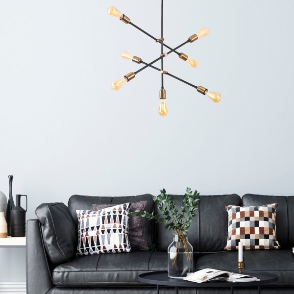 Plafonnier Beste 10350 - Noir/antique