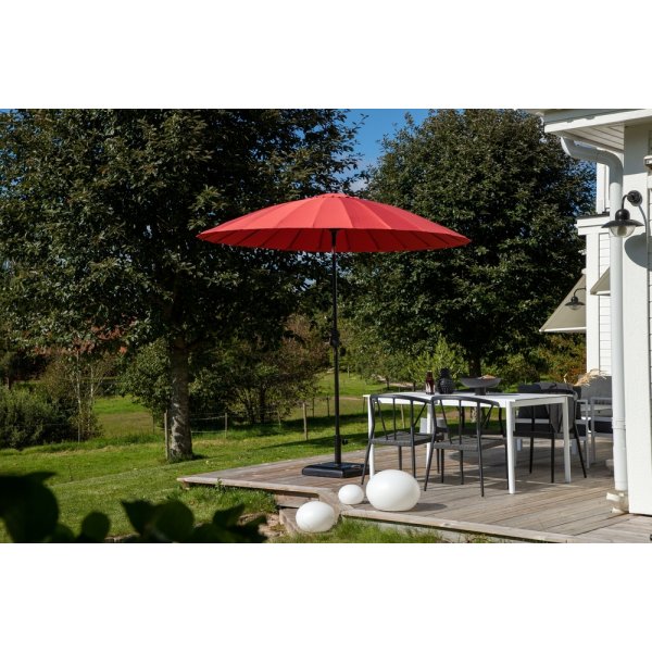 Palmetto parasoll - Svart/Röd Palmetto parasoll - Svart/Röd