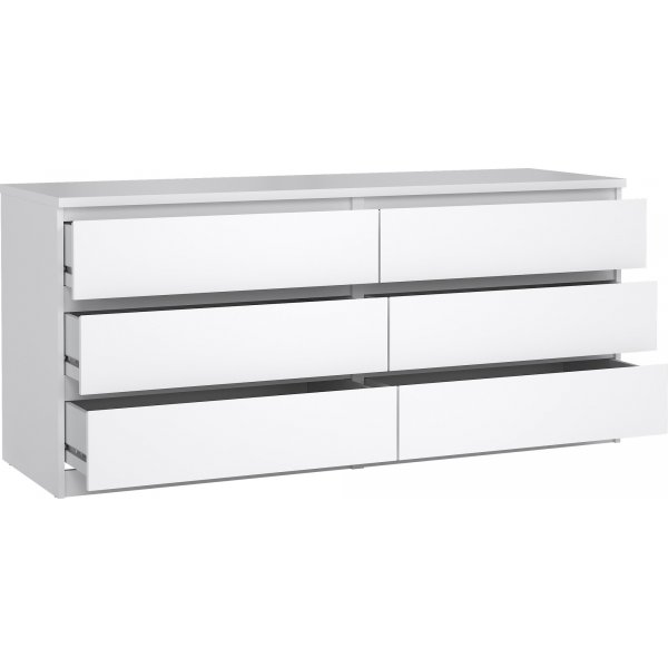 Naia ladekast met 6 lades - Wit Naia ladekast met 6 lades - Wit