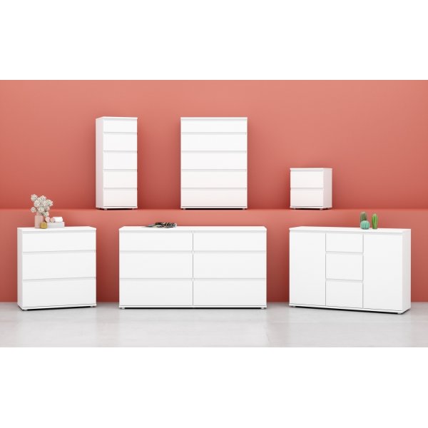 Nova ladekast met 6 lades - Wit Nova ladekast met 6 lades - Wit