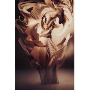 Peinture sur verre - Panta Rei Blonde - 80x120 cm