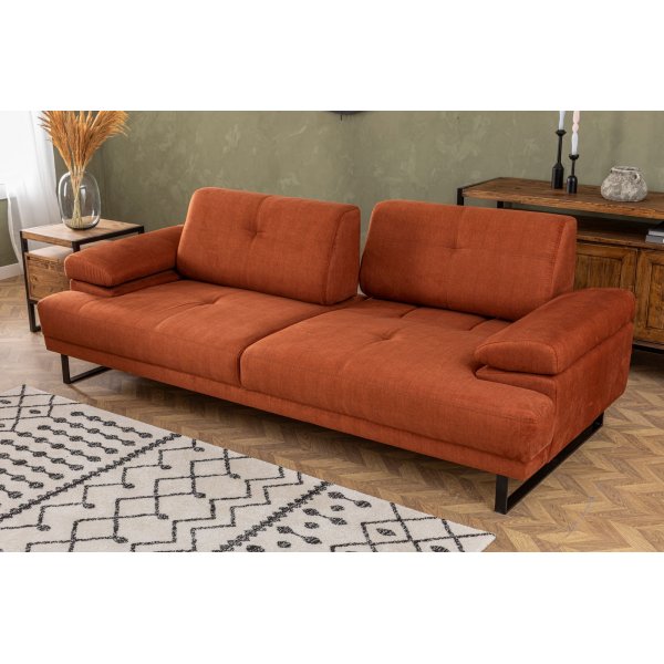 Mustang 3-sits soffa - Orange Mustang 3-sits soffa - Orange