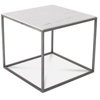 Carrera soffbord vit marmor fyrkantigt - Välj färg på underrede! Carrera soffbord vit marmor fyrkantigt - Välj färg på underrede!