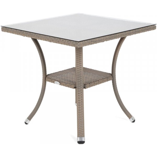 Matgrupp Sumba bord + 4 stolar & sittdynor - Beige melerad Matgrupp Sumba bord + 4 stolar & sittdynor - Beige melerad