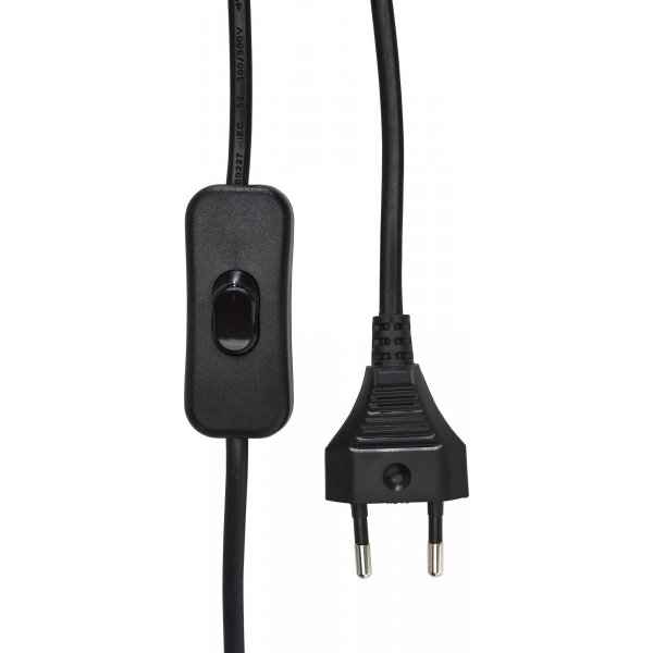 August geplooide raamlamp - Zwart - 15 cm