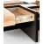 Table basse Alcazar 100 x 100 cm - Chne/noir