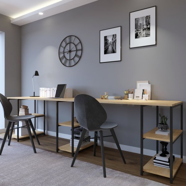 Bureau Limbo 270x60 cm - Chêne Bureau Limbo 270x60 cm - Chêne