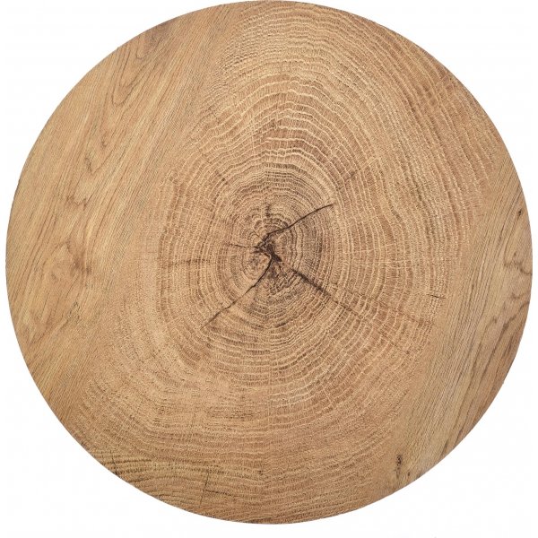 Table basse Ennis 45 cm - Chne/noir