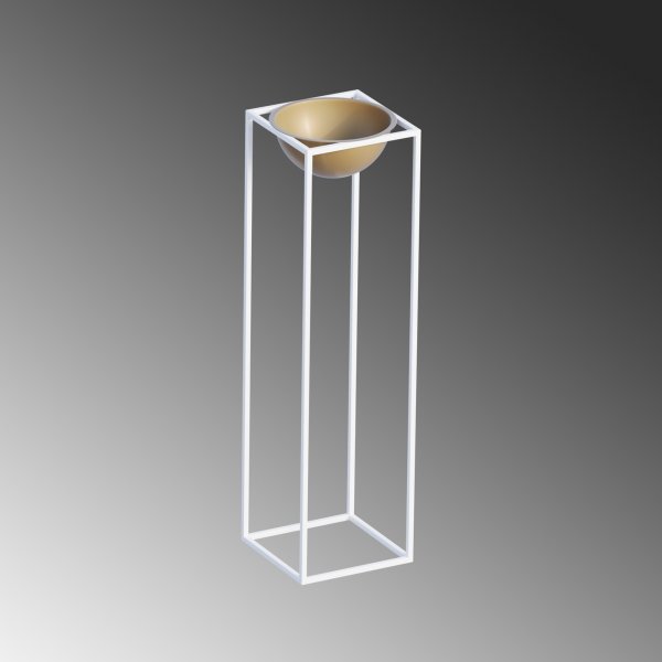 Pot Plato 20 - Blanc/or Pot Plato 20 - Blanc/or