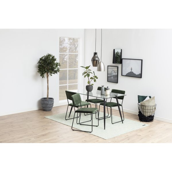 Chaise de salle à manger Cornelia - Vert Chaise de salle à manger Cornelia - Vert