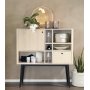 Dalsland highboard - Whitewash/svart