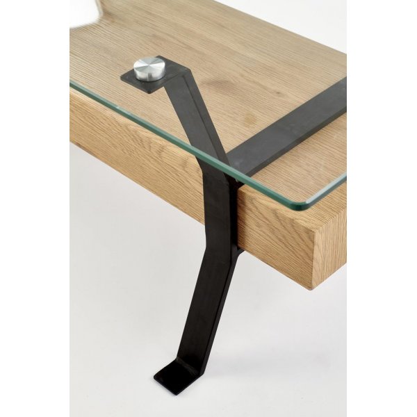 Lelle soffbord - Ek/svart