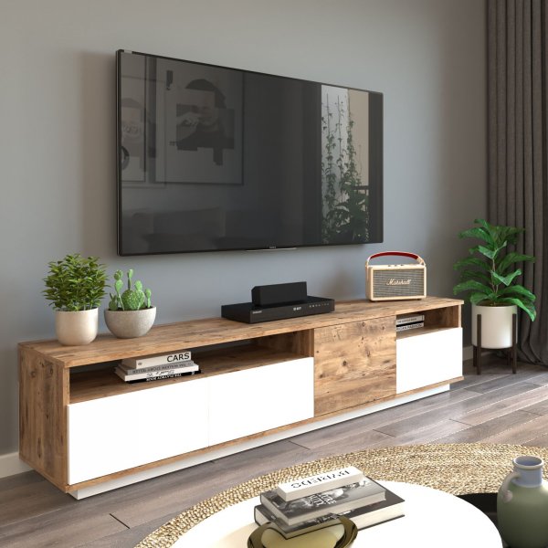 Future mediabank 5 - Grenen/wit Future mediabank 5 - Grenen/wit