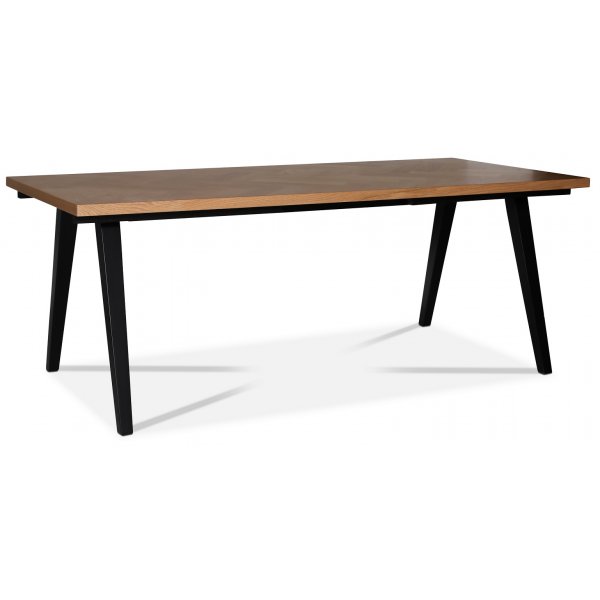Skagen matbord med fiskbens mönster 200 x 90 cm - Ekfanèr + Möbeltassar Skagen matbord med fiskbens mönster 200 x 90 cm - Ekfanèr + Möbeltassar