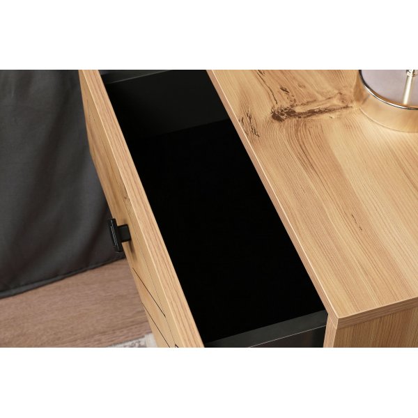 Luna nachtkastje - Grenen