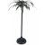 Palm ljusstake h�jd 71 cm - Old silver