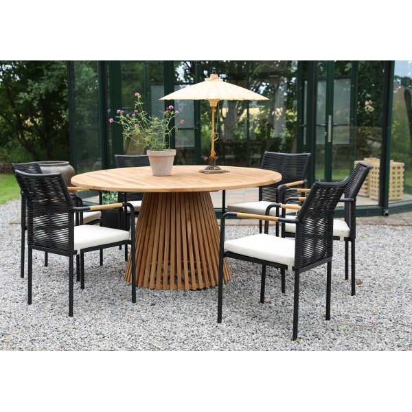 Matbord i teak 150 cm - Salt