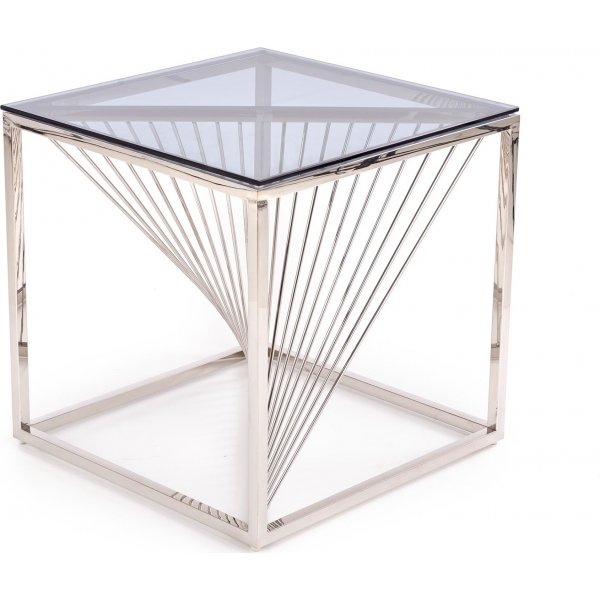 Table basse Eterneco 55 x 55 cm - Chrome