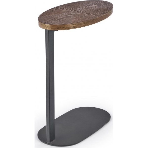 Table d\\\'appoint Delphi 48 x 26 cm - Noyer/noir Table d\\\'appoint Delphi 48 x 26 cm - Noyer/noir