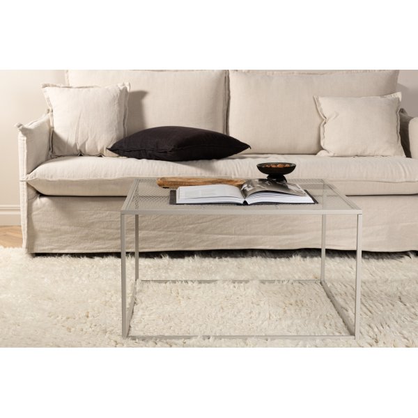 Table basse Netz 80 x 80 cm - Beige Table basse Netz 80 x 80 cm - Beige
