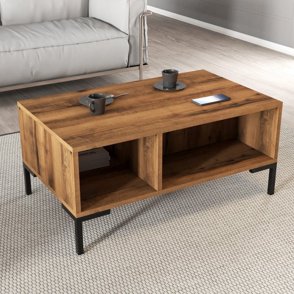 Table basse Aurora 90 x 41,6 cm - Noyer Table basse Aurora 90 x 41,6 cm - Noyer
